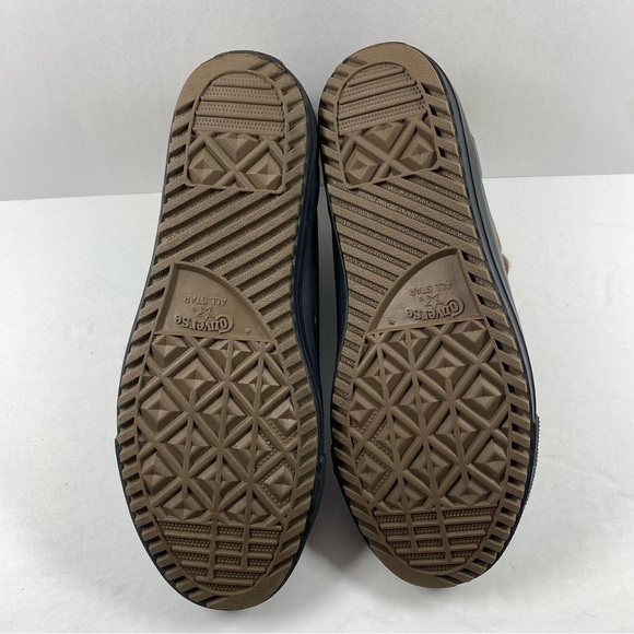 CONVERSE Chuck Taylor All Stars Suede With Sherpa Lining Color Brown SZ 5 Junior - Picture 7 of 11